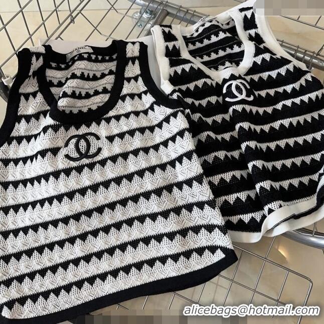 Buy Fashionable Chanel Vest CH040102 White 2024