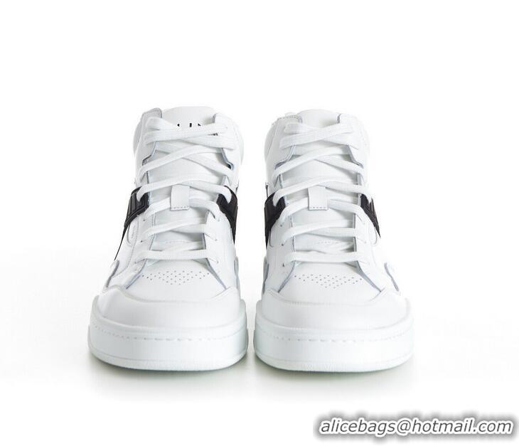 ​Top Quality Celine CT-06 High Top Sneakers In Calfskin Leather CE1256 White/Black