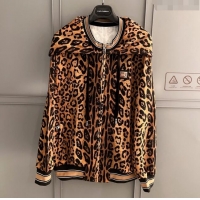 ​Best Price Dolce & Gabbana Leopard Cotton Jacket DG032707 2024