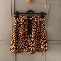 Top Quality Dolce & Gabbana Leopard Cotton T-shirt DG032710 2024