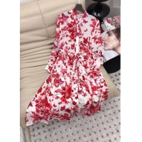 Grade Quality Dior Butterfly Long Dress D040110 Red 2024