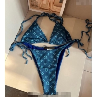 ​Unique Grade Louis Vuitton Swimwear 0308 Denim Blue 2024