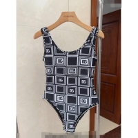 High Quality Dolce & Gabbana DG Check Swimwear CH0401 Black/White 2024