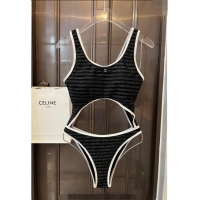 ​Latest Style Chanel Cutout Swimwear CH0401 Black 2024
