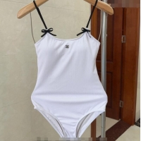 New Fashion Chanel Bow Swimwear CH040145 White 2024