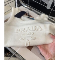 ​Top Quality Prada Knit Vest 0401 White 2024