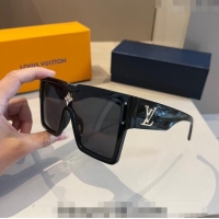 Popular Style Louis Vuitton Cyclone Sunglasses 0410 Black 2024