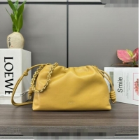 Trendy Design Loewe Small Flamenco Purse bag in mellow nappa lambskin 012403 Yellow 2024