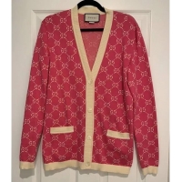 Top Grade Gucci Mongram Cardigan Sweater G7841 Pink