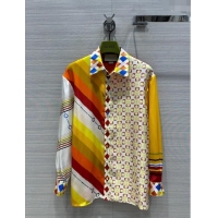 Top Grade Gucci Silk Shirt LV043023 Multicolor 2024