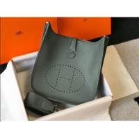 Top Design Hermes Evelyne Bag 29cm in Togo Leather H7056 Almond Green 2023