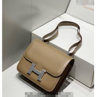 Grade Design Hermes Classic Constance Bag 23cm in Epsom Leather H3038 Elephant Grey/Silver 2023