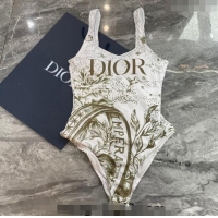 Fashion Discount Dior Swimwear 050984 White/Green 2024