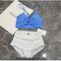 Luxurious Discount Celine Swimwear 050949 Blue/White 2024
