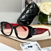 New Fashion Chanel Sunglasses CH5524 Burgundy 2024