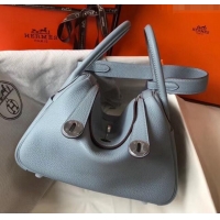 Cheapest Hermes Lindy 30cm Bag In Togo Calfskin Leather H2903 Pale Blue