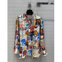 Grade Promotional Louis Vuitton Silk Shirt LV051701 2024