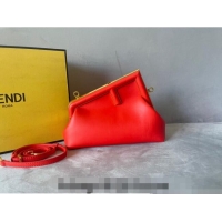 Good Taste Fendi First Small Leather Bag F0523 Red 2024