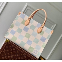 Famous Brand Louis Vuitton OnTheGo MM Tote bag in Damier Giant Canvas N40518 Pistachio Green 2024