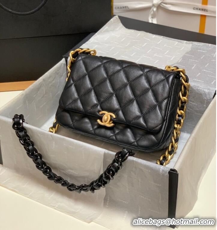 Grade Quality Chanel small Shoulder Bag Lambskin&Gold-Tone Metal AS3206 ...