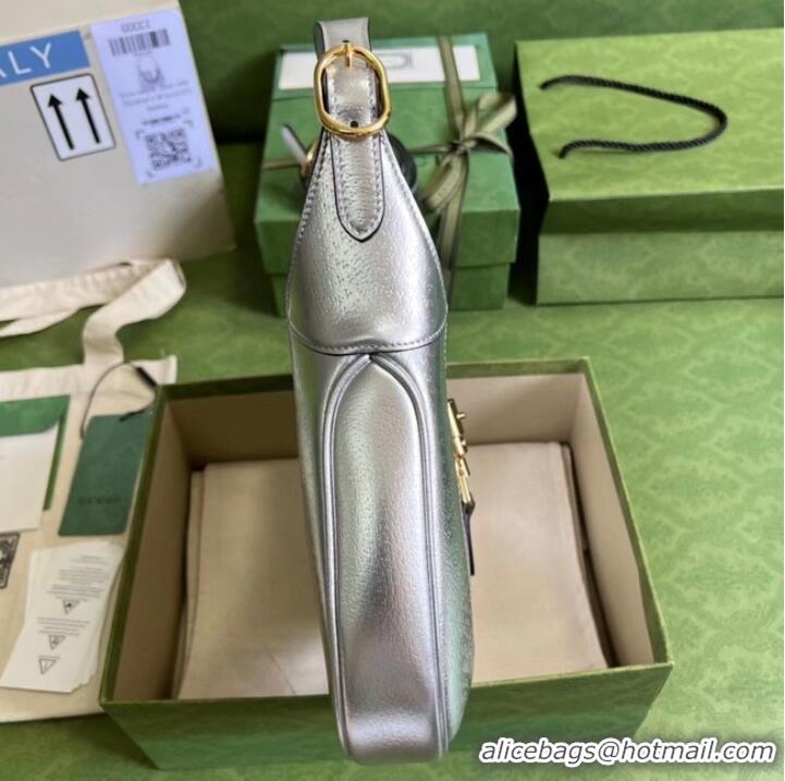 Top Quality Gucci Jackie 1961 lame mini bag 636709 Silver AAAAA