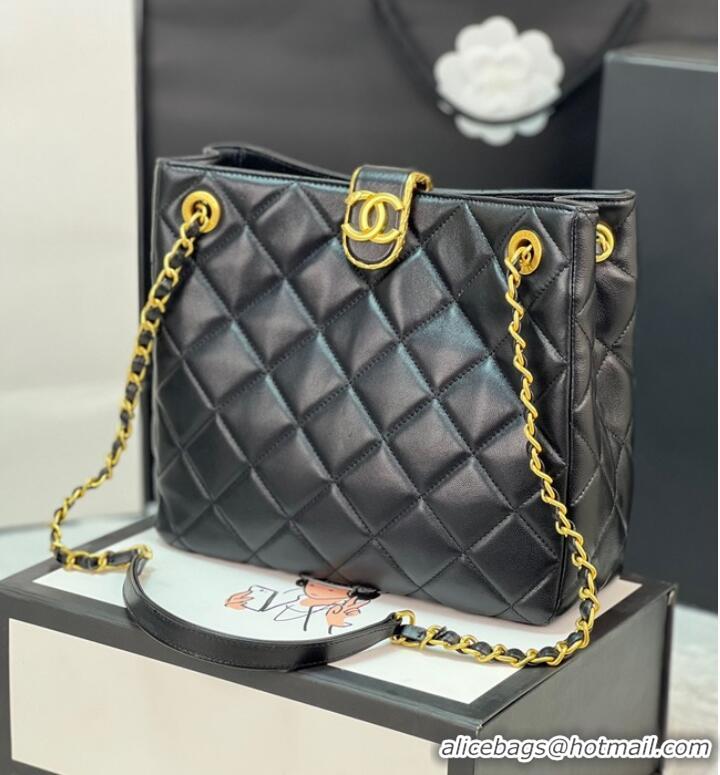 Top Quality Chanel SMALL SHOPPING BAG AS3477 black - Best Cheap Design ...