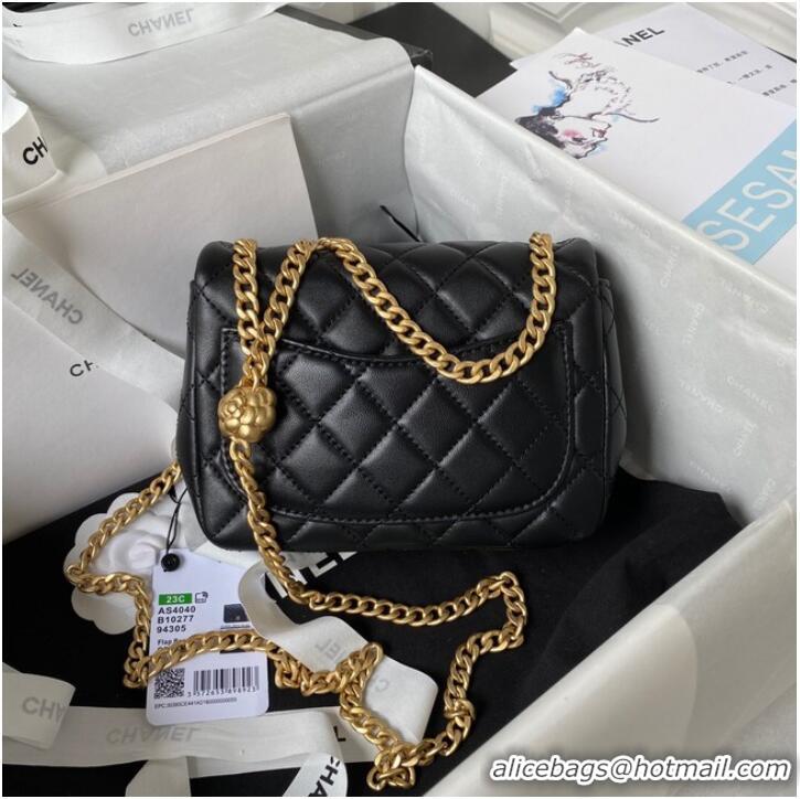 Luxury Cheap Chanel MINI FLAP BAG AS4040 black Best Design Bags, Sale