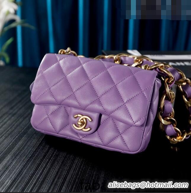 Cheapest Chanel Lambskin Classic Flap Bag with Chain Strap AS3214