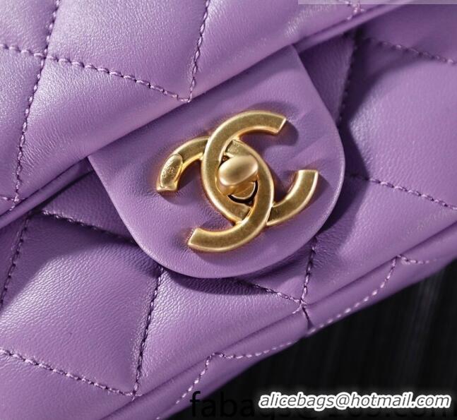 Cheapest Chanel Lambskin Classic Flap Bag with Chain Strap AS3214