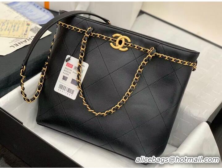 Best Price Chanel Original Leather Vintage Tote Shopping Bag AS2374