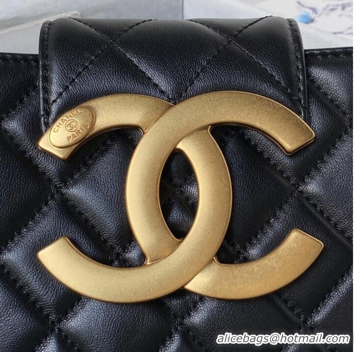 Famous Brand Chanel SMALL MESSENGER BAG AS4596 BLACK Best Discount